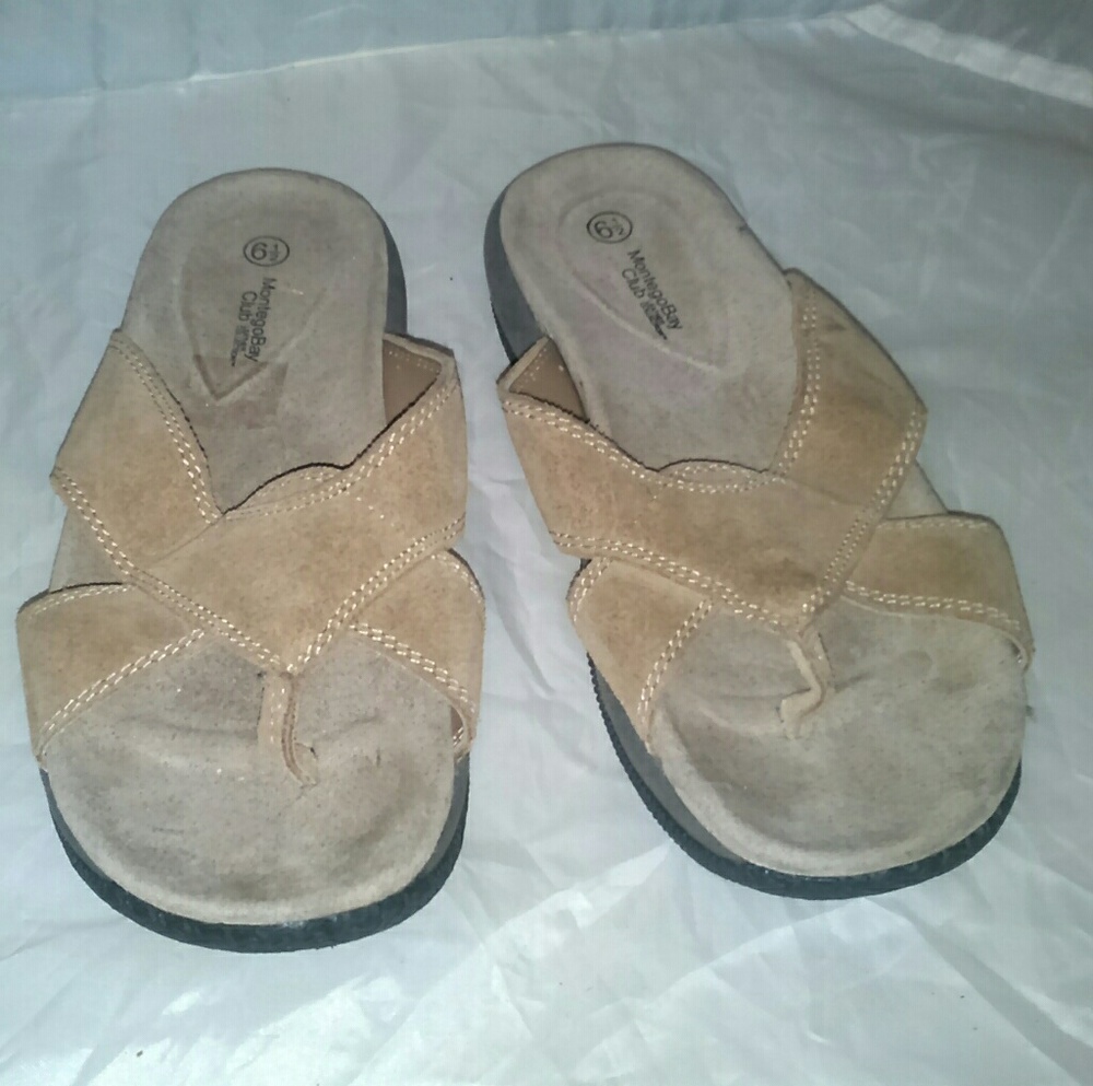 Tan sandals